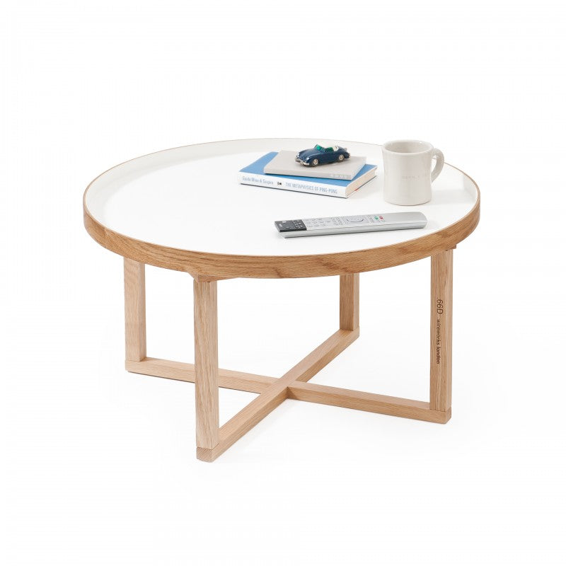 LOW OAK COFFEE TABLE | WIREWORKS