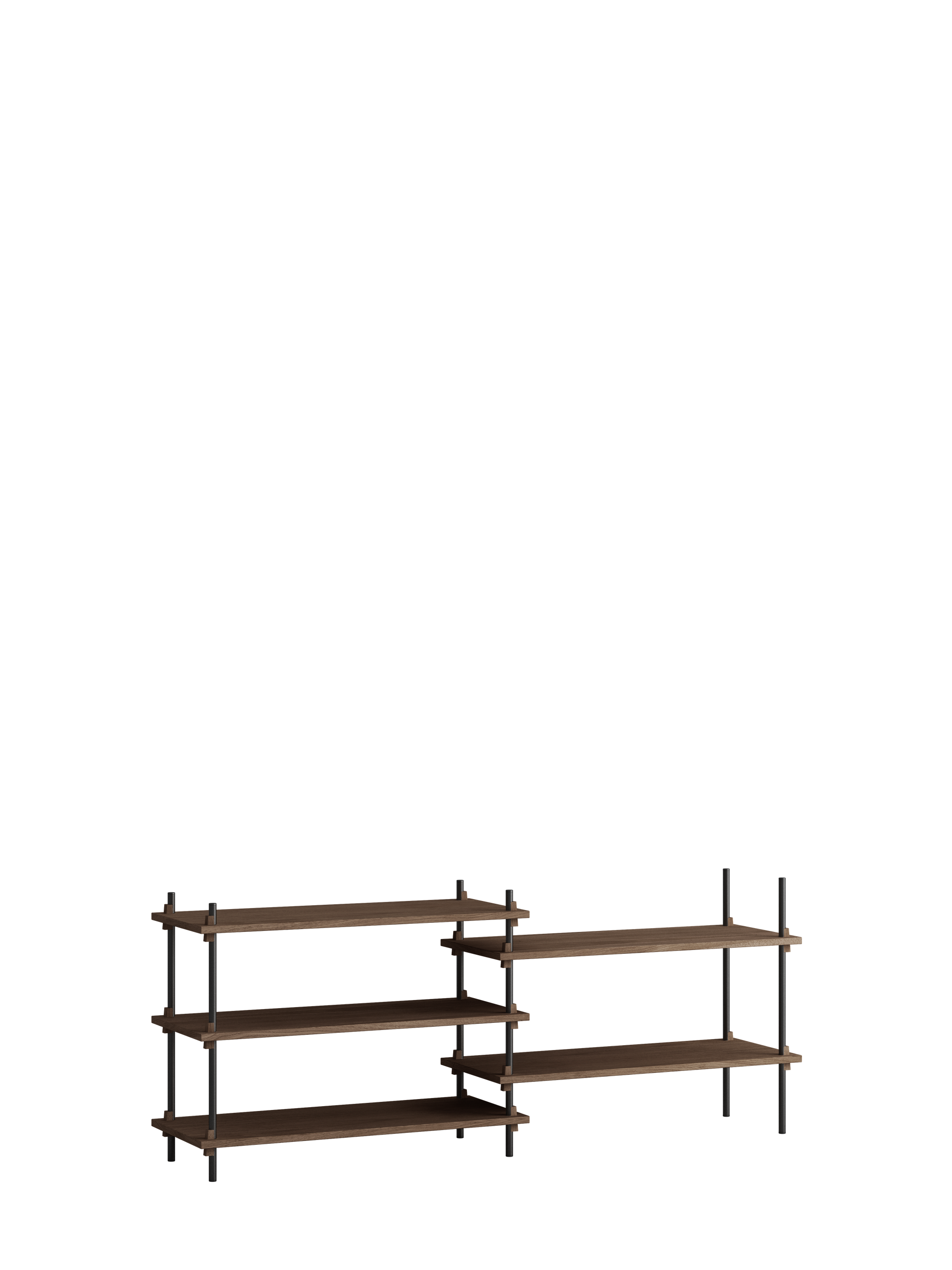 Shelving system S.65.2.A  65cm x 2 bays