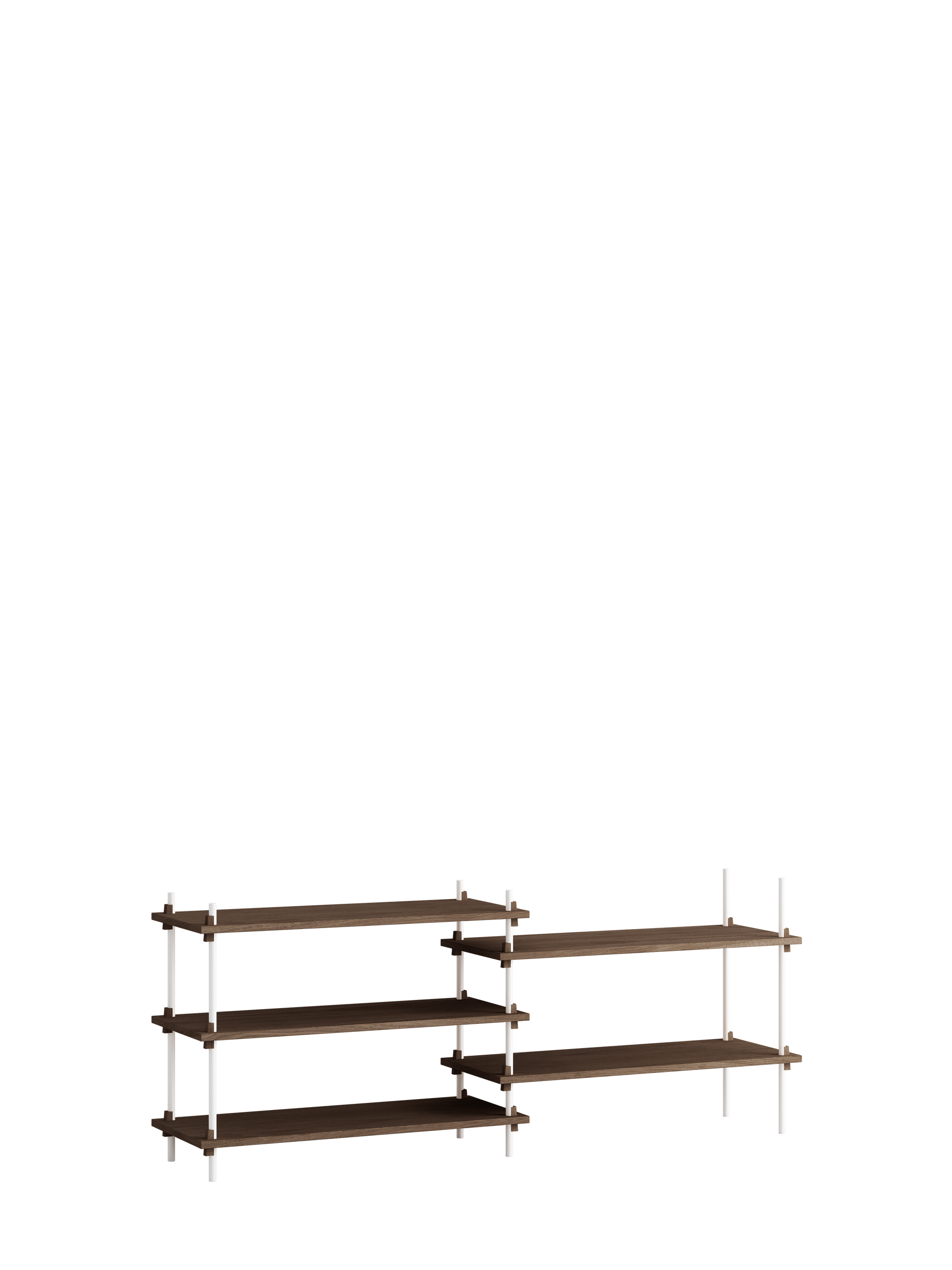 Shelving system S.65.2.A  65cm x 2 bays