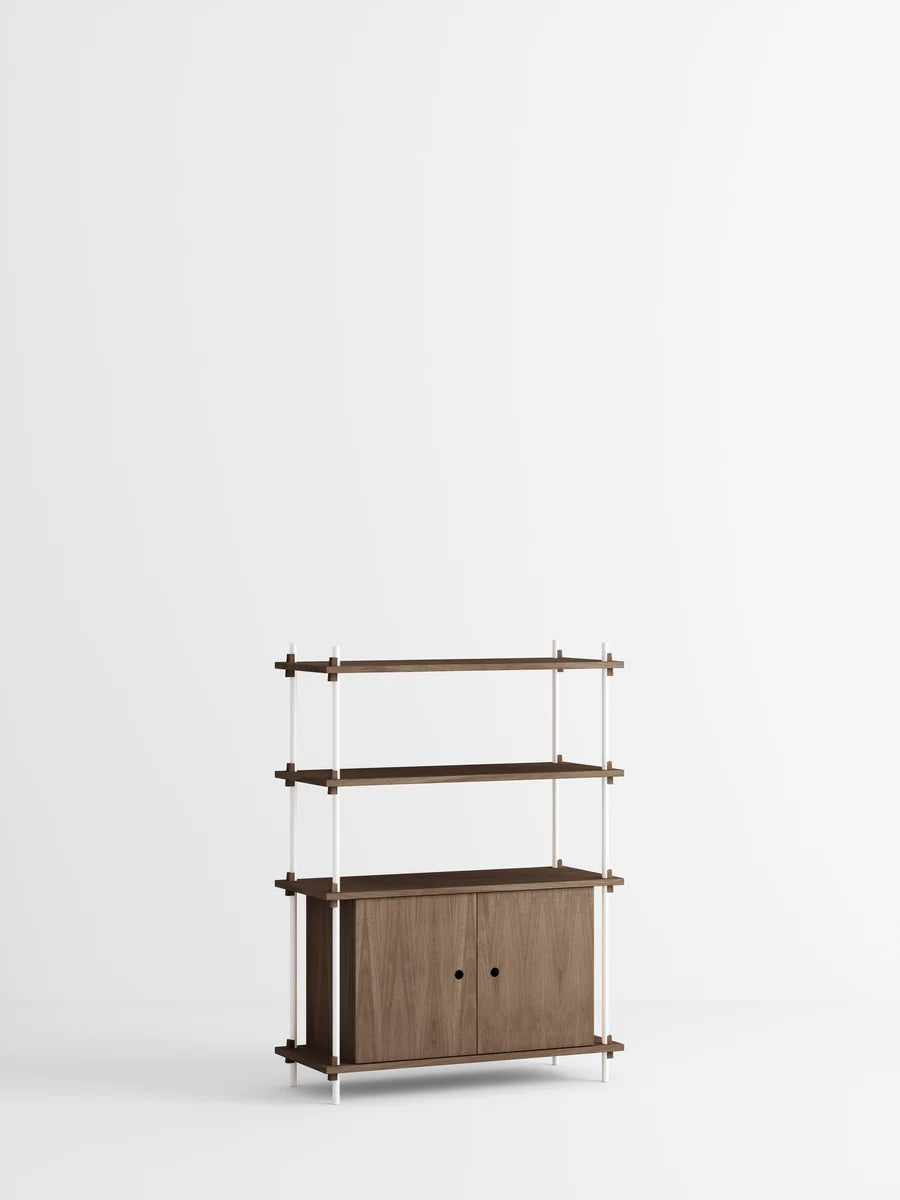Shelving system S.115.1.B 115cm H x 1 bay x cabinet