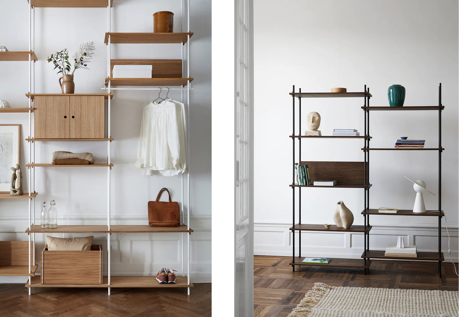 Shelving system S.85.1.A  85cm H x 1 bay