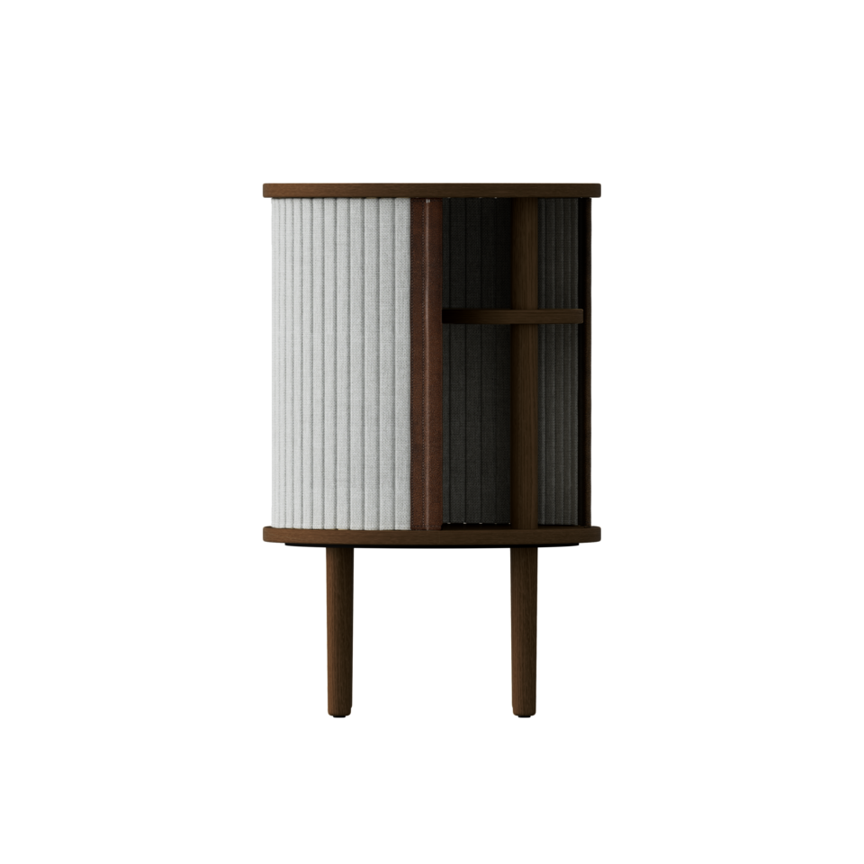 AUDACIOUS | SIDE TABLE, HORIZONS FABRIC.