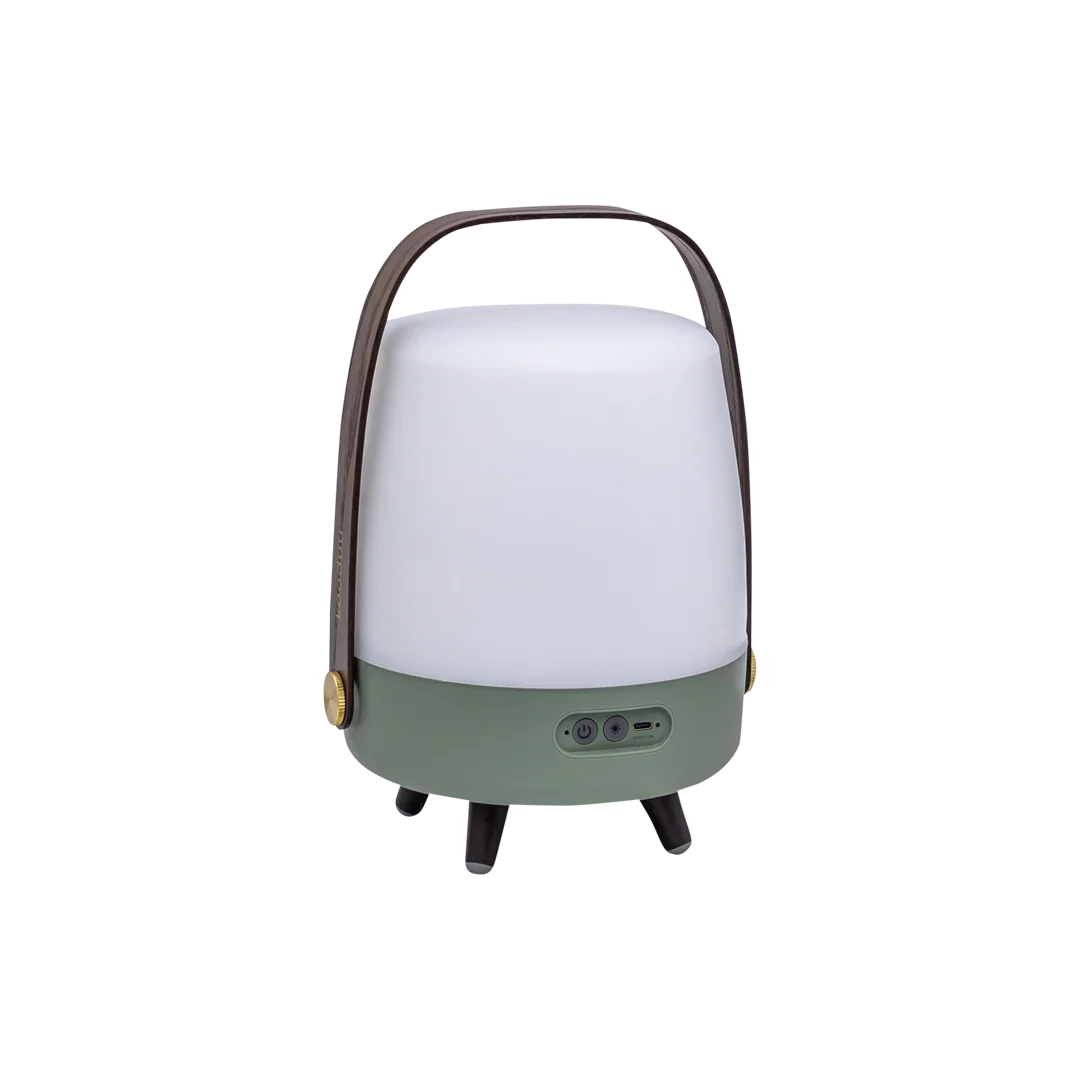 Kooduu Lite-up PLAY Mini in Petroleum, angled rear view