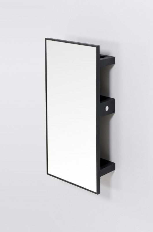 THREE TRAY MIRROR SLIMLINE | DARK OAK