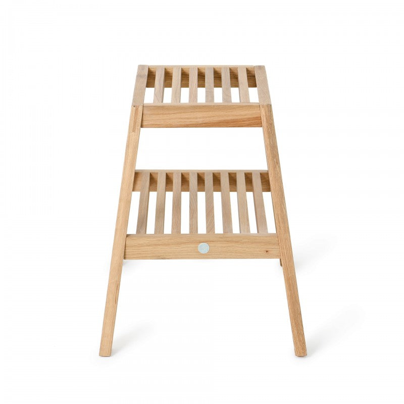SLATTED STOOL | NATURAL OAK