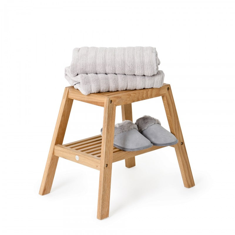 SLATTED STOOL | NATURAL OAK