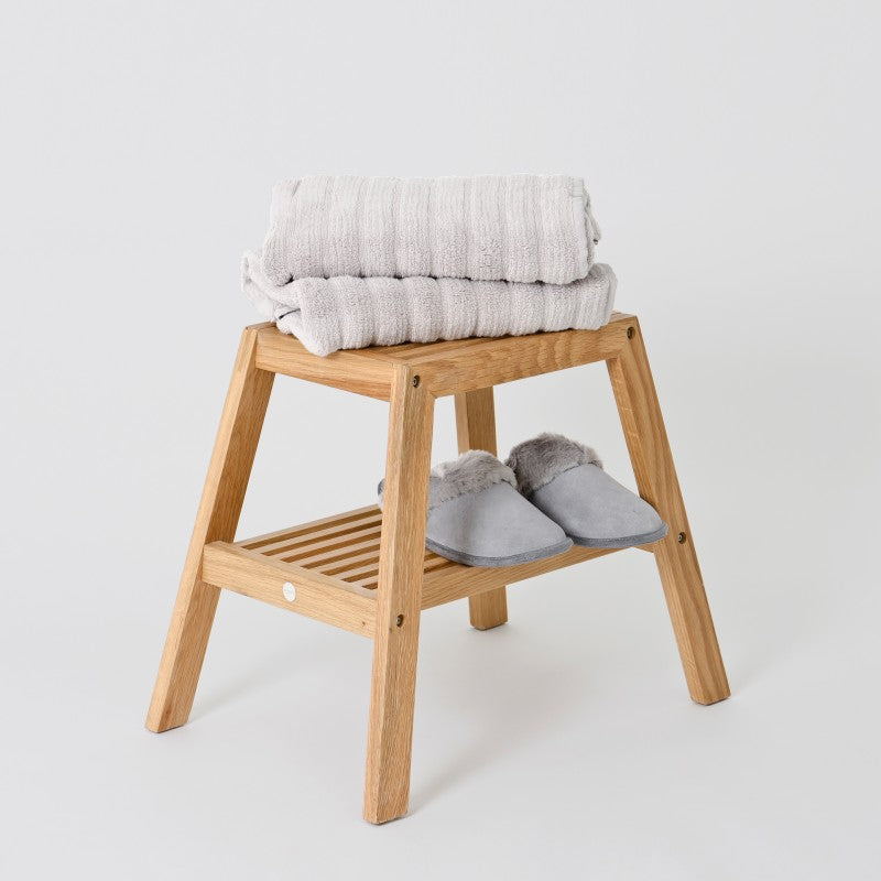 SLATTED STOOL | NATURAL OAK