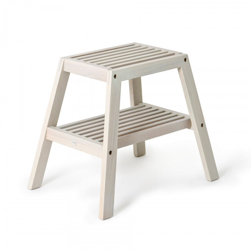 SLATTED STOOL | OYSTER