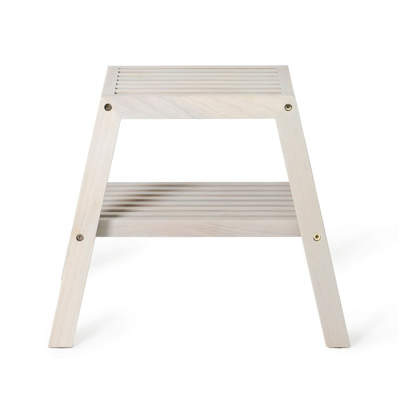 SLATTED STOOL | OYSTER