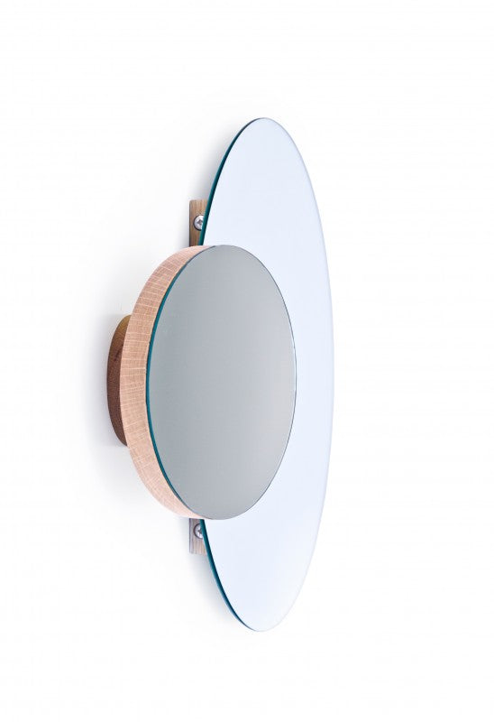 WALL MIRROR ECLIPSE | NATURAL OAK