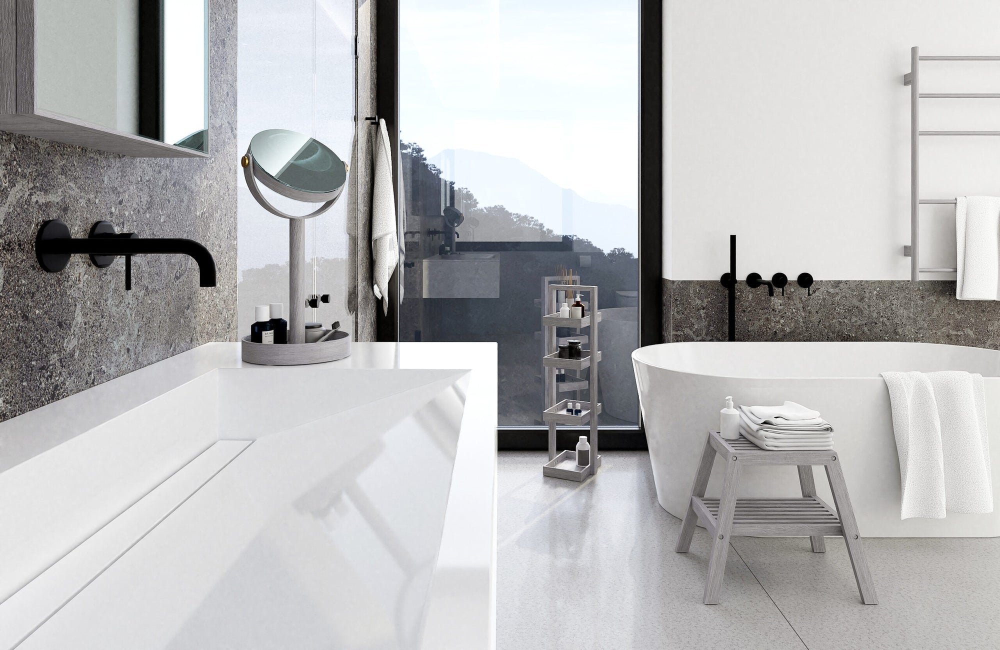 'CLOSE UP' MAGNIFYING VANITY MIRROR